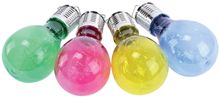 Outdoor Solar LED Coloured Bulb-Shaped L 