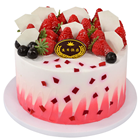 White Chocolate and Fruit Dessert Cake 