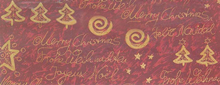 MERRY CHRISTMAS FABRIC 1.12M WIDE 