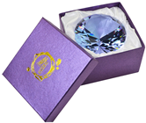100mm Purple Amethyst Diamond Cut K9 C 