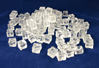 Mini Plastic Ice Cubes - 15mm Pk.100