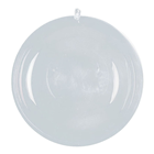 Clear Plastic Ball, 2 Part - 6cm,% 
