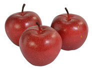 Fake Red Apples -7cm Pk.3 