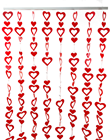 Heart Garland Set with Rail - Red 