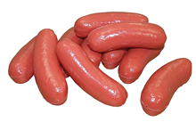 Plastic Sausages - 12cm Pk.10 