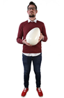 Giant Plastic Egg - White 30 x 20cm 