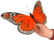 Orange Feather Butterfly - 30cm 