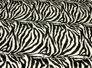 Animal Velvet - Zebra 