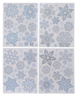 Snowflake Window Stickers - 4 Asst. 1% 
