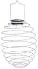 Solar LED Spiralled Wire Lantern 
