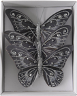 Decorative Grey Butterflies - Pk.3 