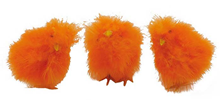 Fluffy Chicks - Orange 12cm, Pk.3 