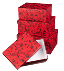 ROSES BOXES - SET OF 4 