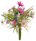 Posy of Mixed Flowers - Pink 
