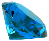 80mm Aquamarine Diamond Cut K9 Crystal%2 