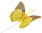 Decorative Butterflies - Yellow, Pk.6 