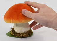 Orange Birch Mushroom - 11cm 