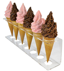 Chocolate Swirl Ice-Cream Cone 