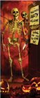 Skeleton Halloween Door Decoration 