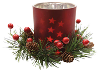 Decorative Christmas Tea Light Holder 