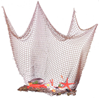 Fishing Net With Plastic Sea Creatures 