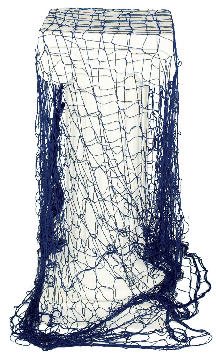 Fishing Net Blue 200 x 400cm - Seaside Nautical Props