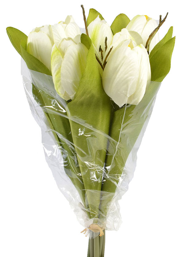 Tulip Bouquet - White 