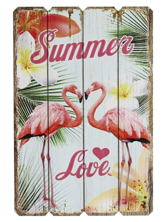 Tropical Flamingo Summer Love Picture 