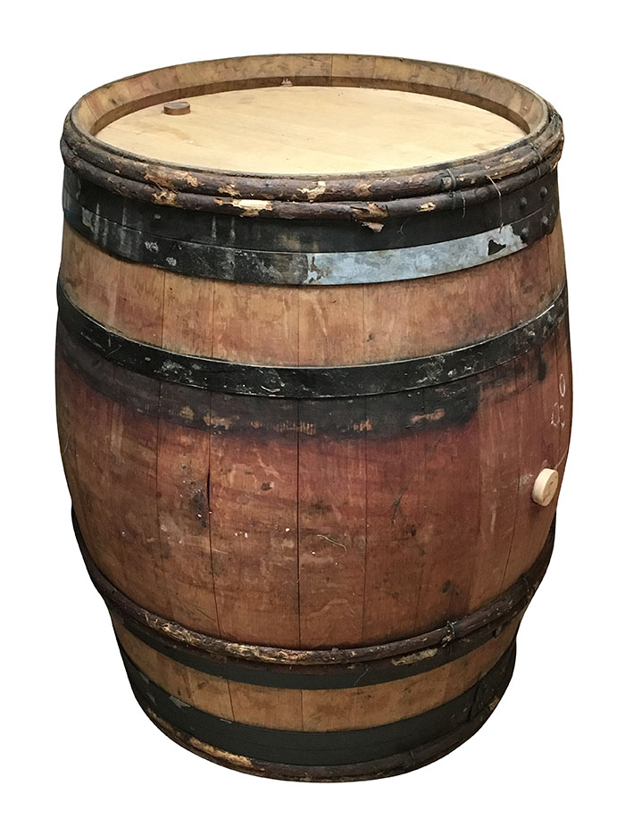 Rustic Wooden Wine Barrel 