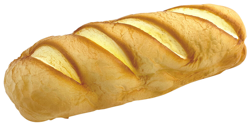 Artificial Bloomer Bread Loaf 