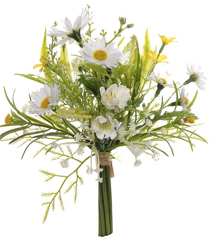 Posy of Mixed Flowers - Yellow 