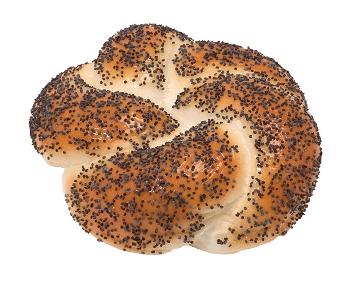 Replica Poppy Seed Bread Roll Breads Biscuits