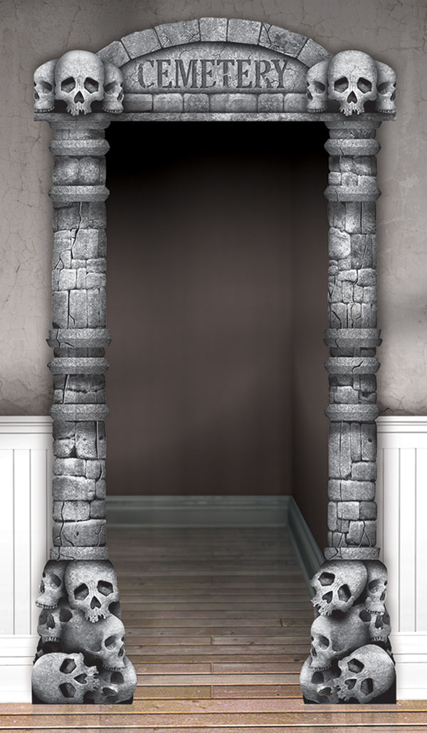 Cemetery Door Decoration Pillars Signs Decorations