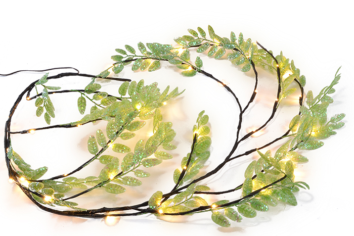LED Eucalyptus Leaf Garland 