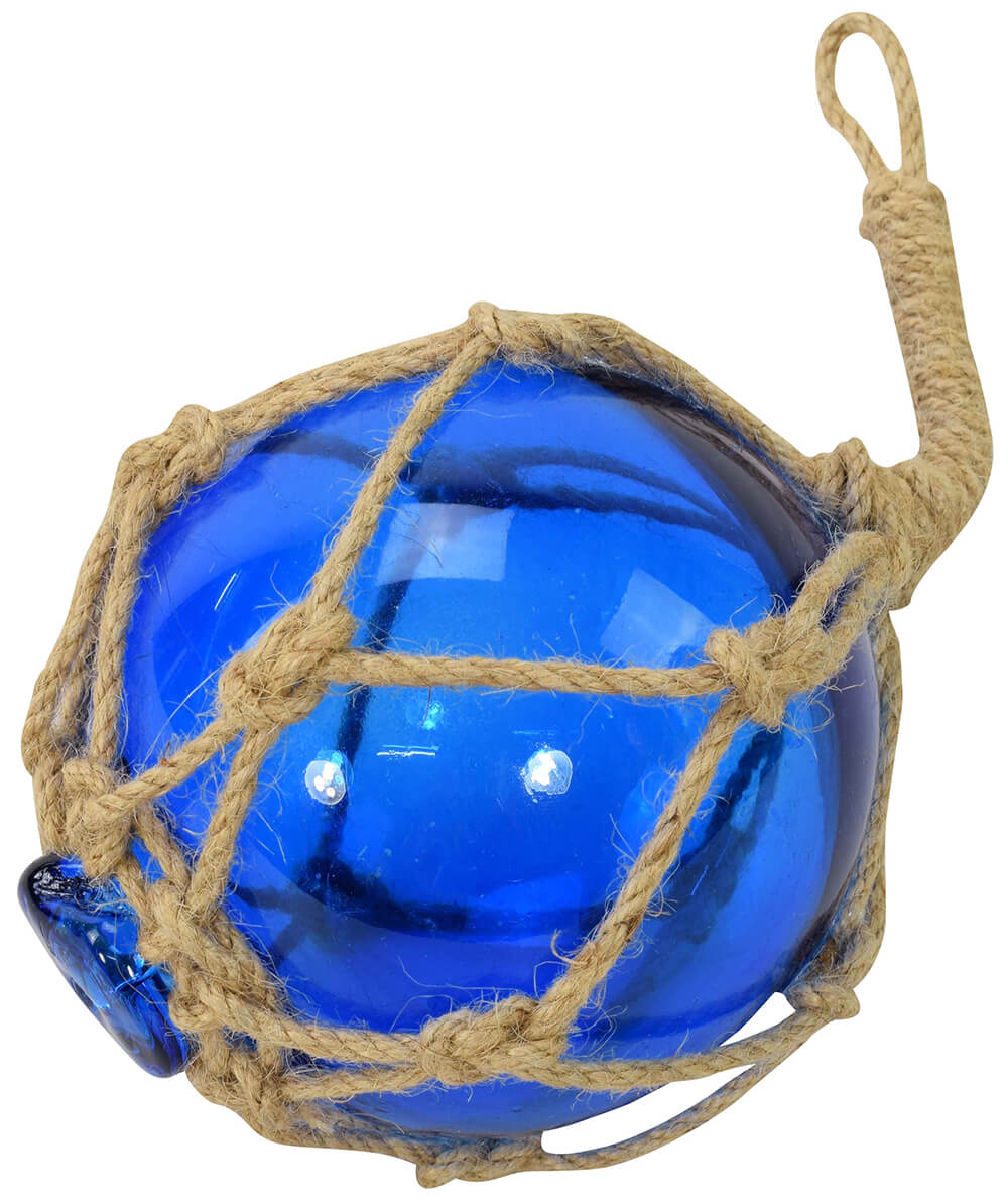 Blue Glass Buoy - 10cm 