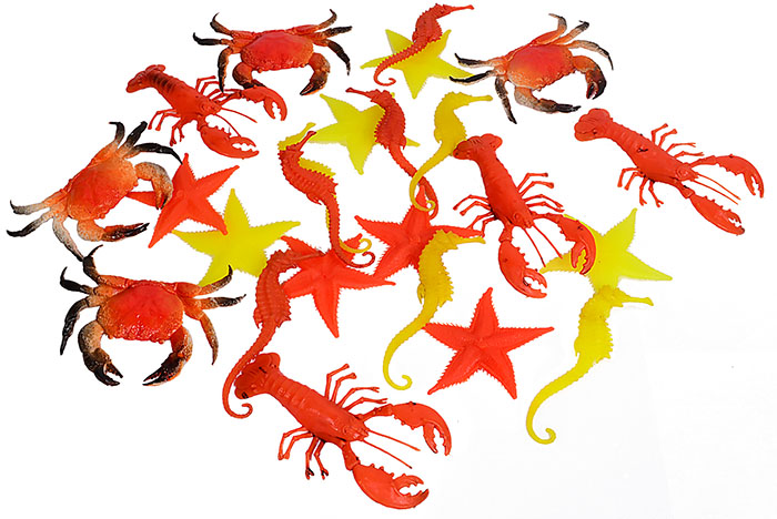 Mini Plastic Sea Creatures - Pk.24 