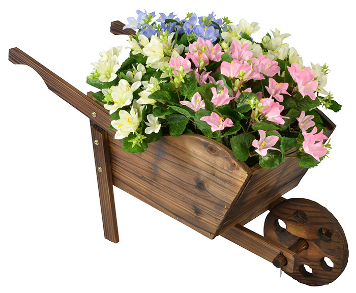 Decorative Wheelbarrow Scenery Display Props