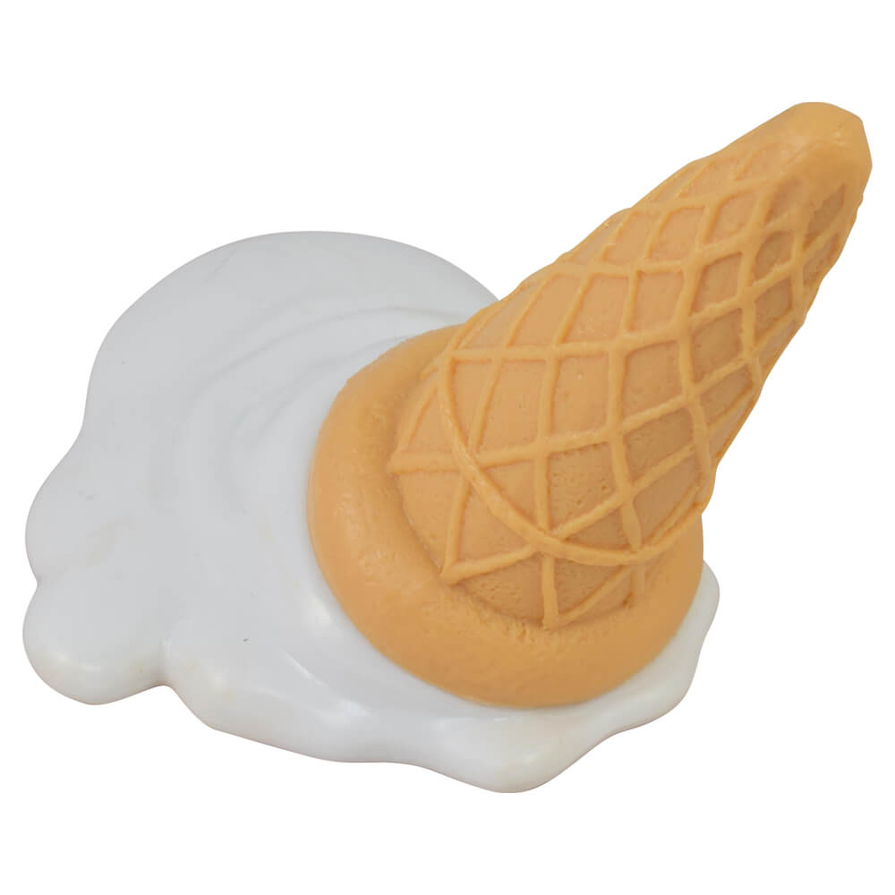 Lifelike Dropped Ice-Cream Cone 