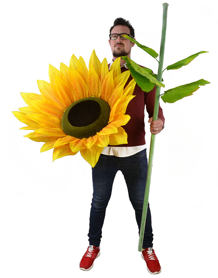 Giant Artificial Sunflower 170 x 90cm Giant Decorative Flowers