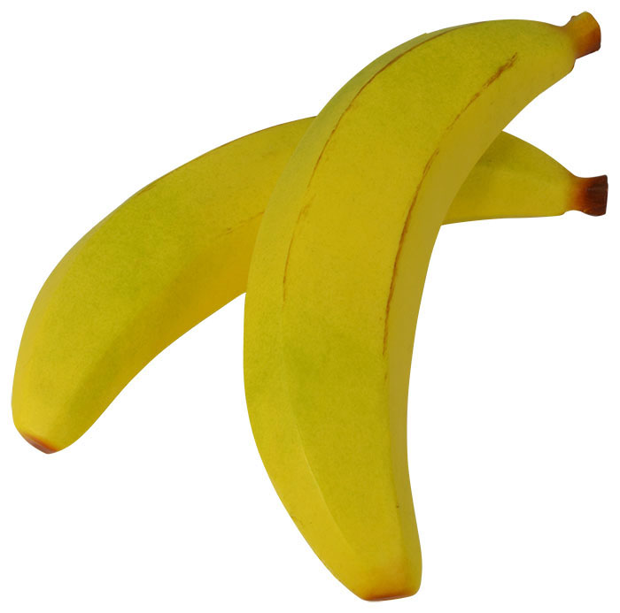 Giant Fake Banana 32cm Pk2 - Giant Fake Food