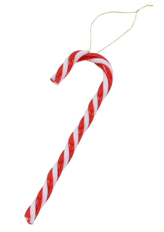 Plastic Candy Canes Red / White Pk6 Sweets Ice Cream