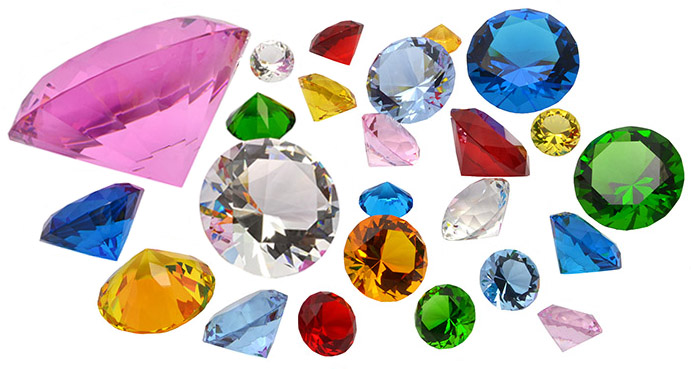 Fake gemstones on sale for sale