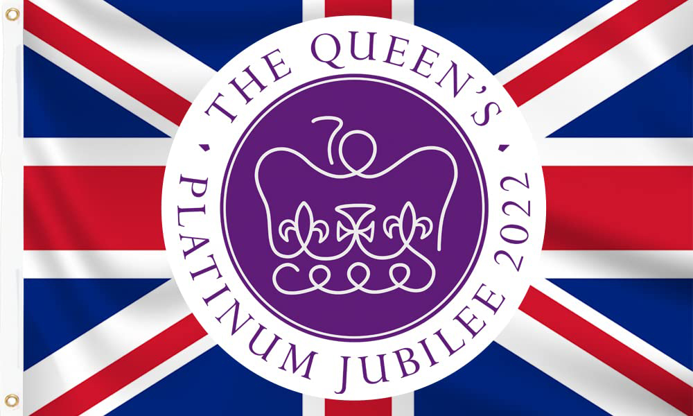The Queens Platinum Jubilee Flag Flags Bunting