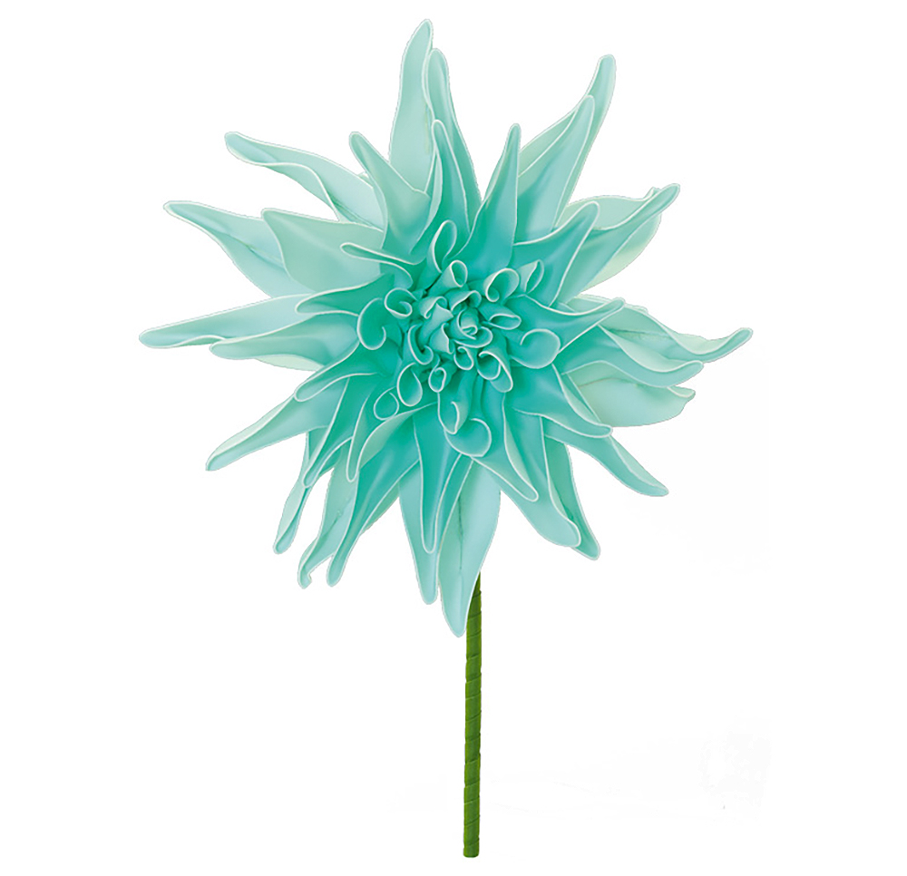 Mint Green Tropical Flower - 30cm 