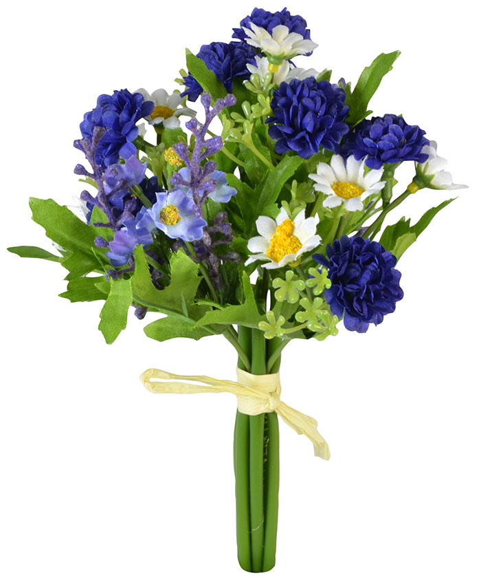 Posy of Blue Mixed Flowers Flowers