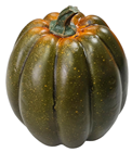 Autumnal Green Pumpkin - 15 x 18cm 
