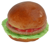Plastic Hamburger - 11 x 8cm 