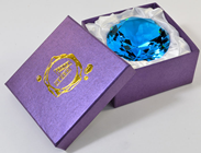 80mm Aquamarine Diamond Cut K9 Crystal%2 