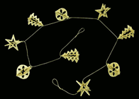 CHRISTMAS GARLAND, GOLD - 180CM 