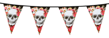 Day of the Dead Flowers & Skull Bu 